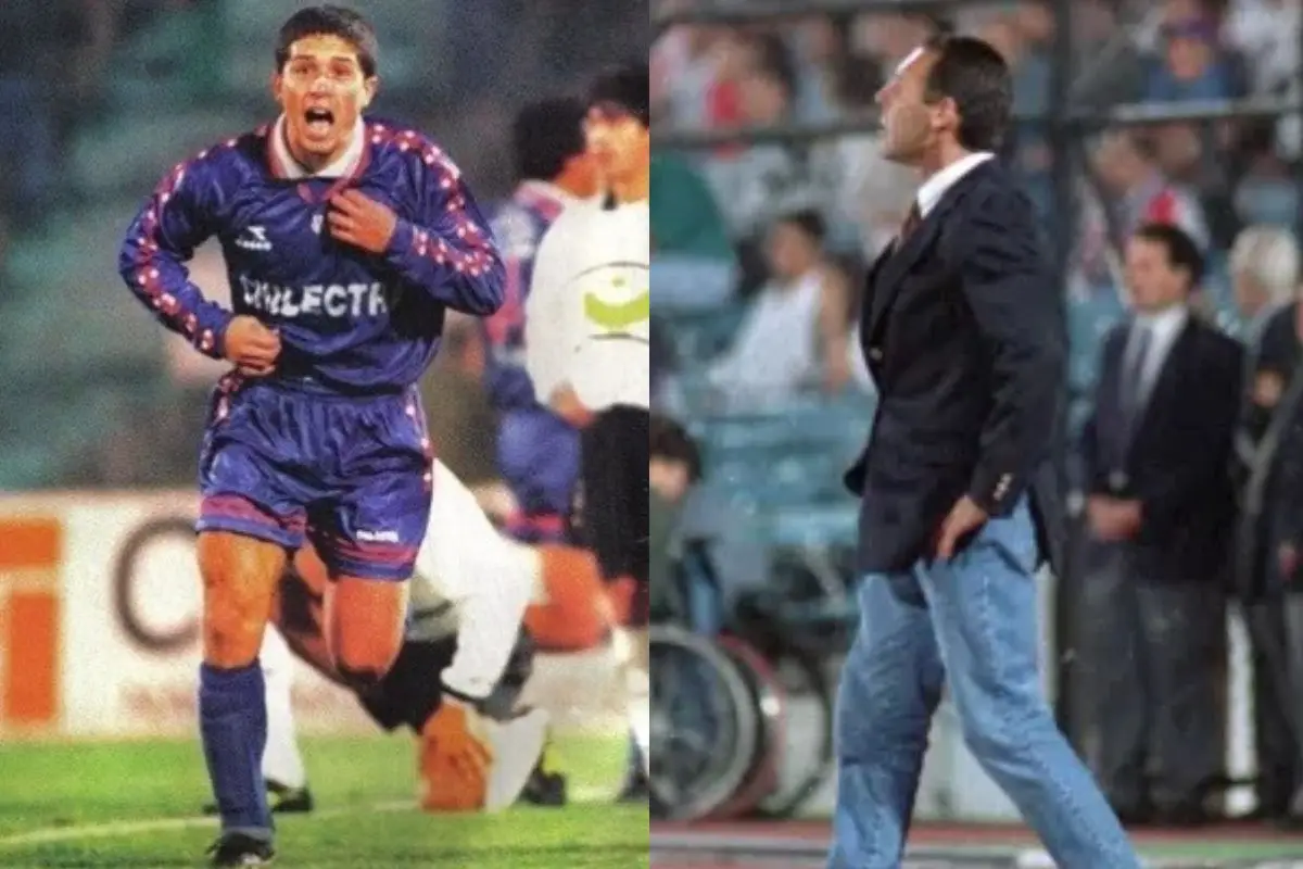 Miguel Ángel Russo como DT de la U no ganó títulos, red X