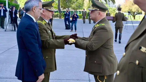 Importante ceremonia en Carabineros, Cedida