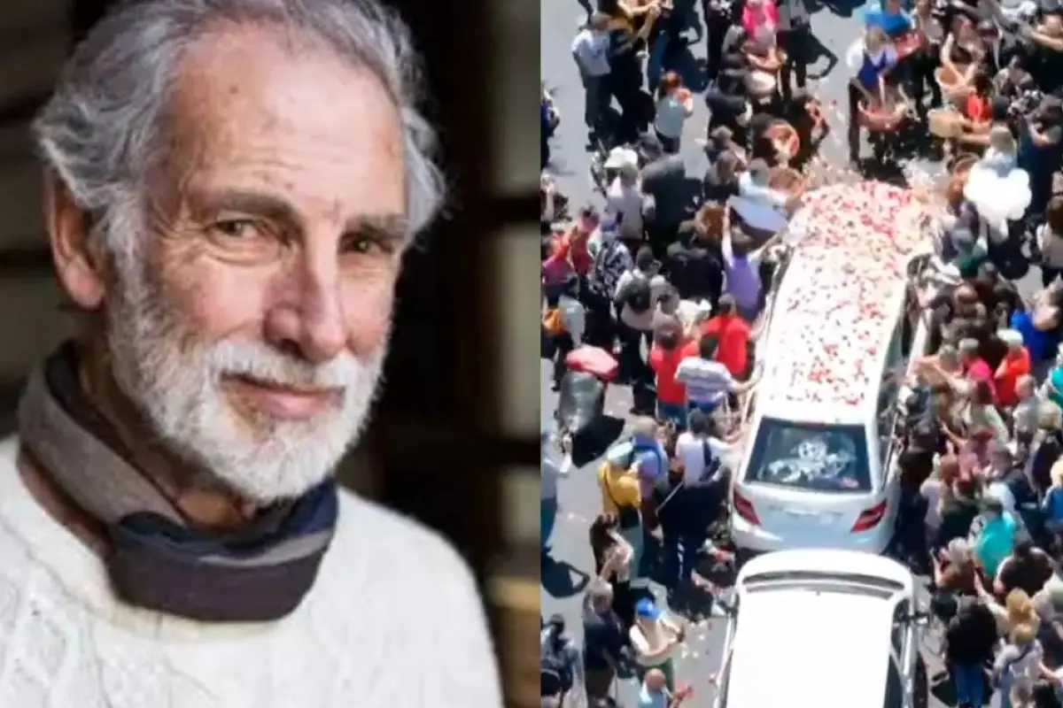 Así fue el emotivo paso del cortejo fúnebre de Héctor Noguera por la Pérgola de las Flores, Mega