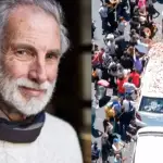 Así fue el emotivo paso del cortejo fúnebre de Héctor Noguera por la Pérgola de las Flores, Mega
