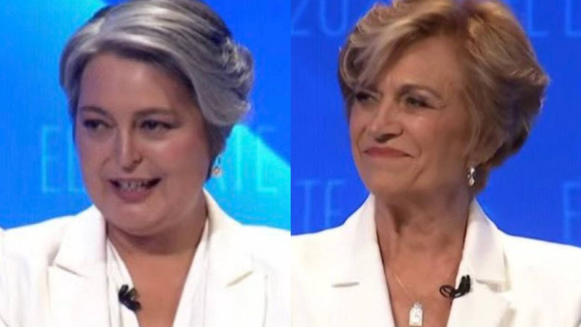 “Blancas y radiantes”: Jeannette Jara y Evelyn Matthei lucieron idénticas en nuevo debate presidencial