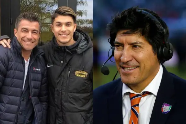 Nico Solabarrieta, Fernando Solabarrieta e Iván Zamorano ,Archivo