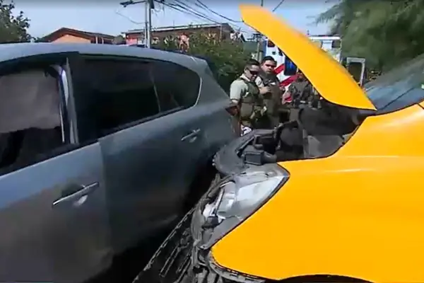 El accidente se produjo otra vez en la comuna de Recoleta ,red X