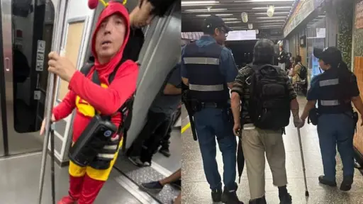El Chavo del Metro reapareció como el Chapulín Colorado, Captura de redes sociales