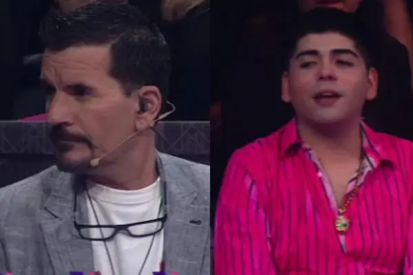 El tenso momento protagonizado por Vasco Moulian y Diego Pánico ,Captura | CHV