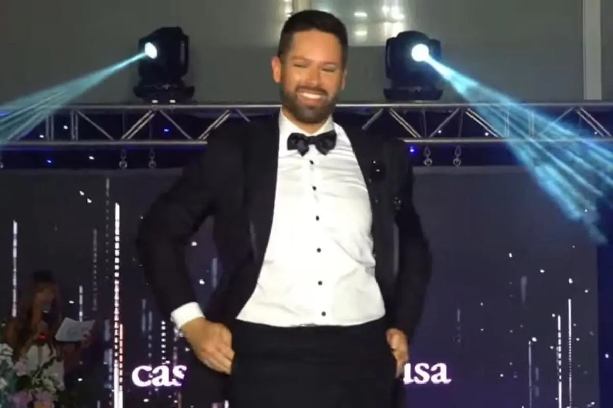 Michael Roldán en importante evento a beneficio, Cedida