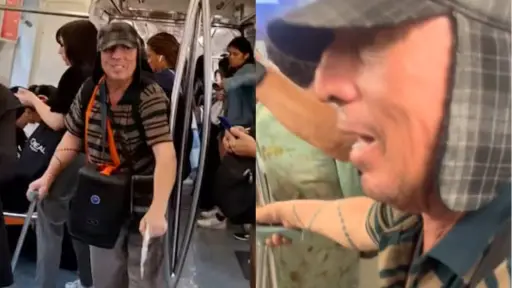 Chavo del 8, reconocido artista callejero del Metro de Santiago, Captura de redes sociales