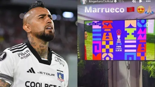 La provocación de Arturo Vidal a los hinchas argentinos, Redes sociales | Referencial