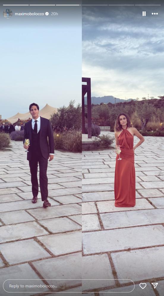 La pareja de Máximo Menem - Instagram