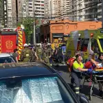 Fatal accidente en pleno corazón de Recoleta, red X
