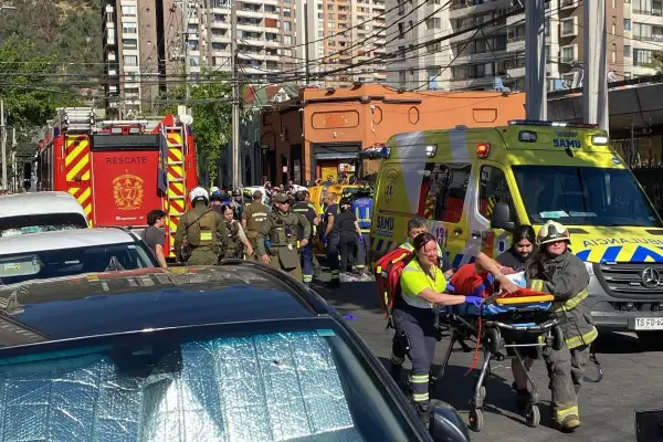 Fatal accidente en pleno corazón de Recoleta ,red X