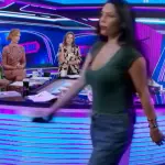Daniela Aránguiz se retiró del set, Captura