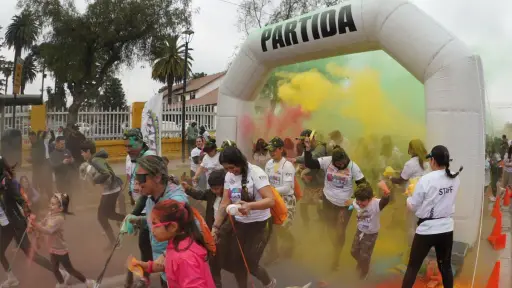 Corrida deportiva para todos en La Florida, Cedida