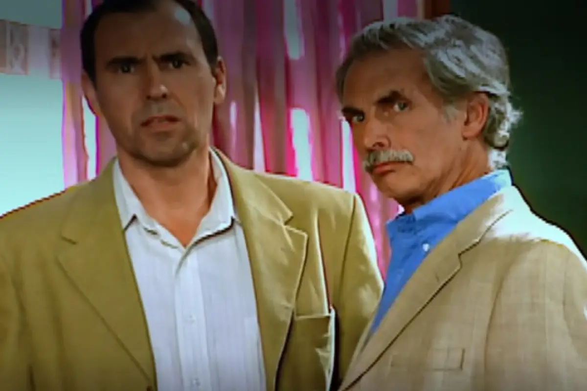 Cristián Campos y Héctor Noguera en ''Machos'' (2003), Canal 13