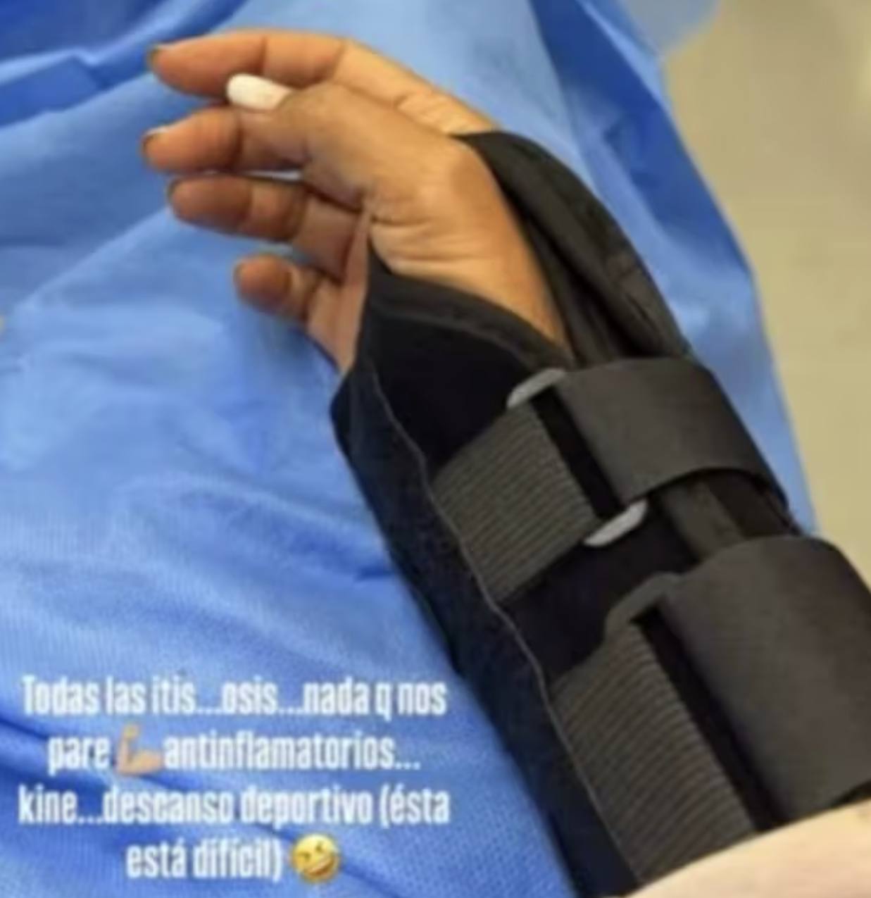 Ivette Vergara sufrió une lesión en su mano - Instagram