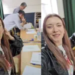 Carla Jara como vocal de mesa, Captura de pantalla