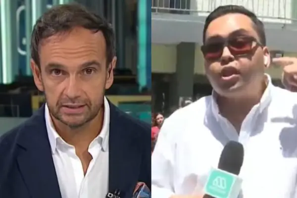 Periodista de Mega fue expulsado de local de votación ,Mega | Captura