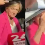 El polémico gesto de Evelyn Matthei hacia la prensa, Captura 