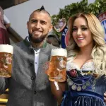 Arturo Vidal y Marité Matus