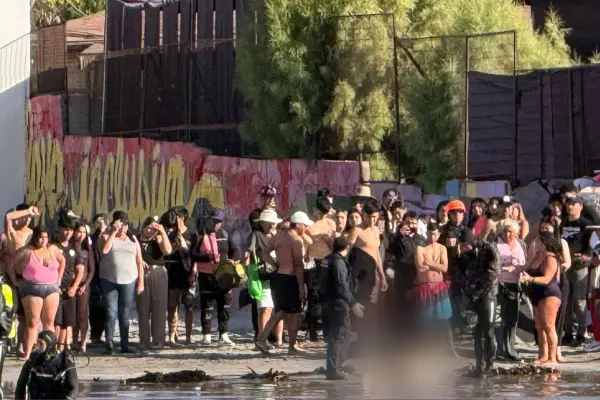 El cuerpo fue encontrado por bañistas ,red X