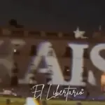 Kaiser en el frontis de La Moneda, Captura