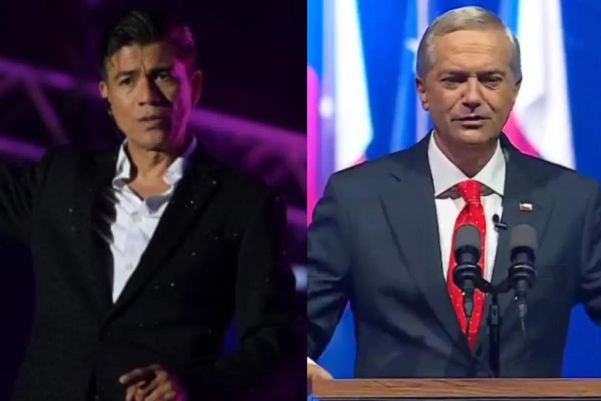 Américo también estuvo presente en el cierre de campaña de Kast, Redes sociales | Referencial