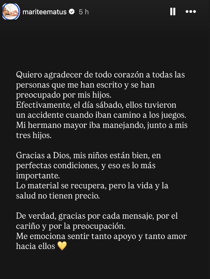 Marité Matus - Instagram