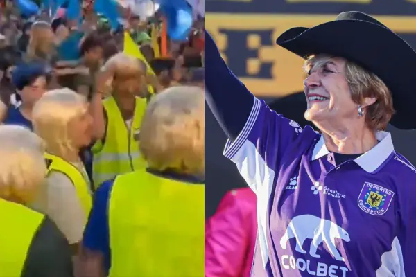 Evelyn Matthei con sus adherentes en Concepción ,Captura