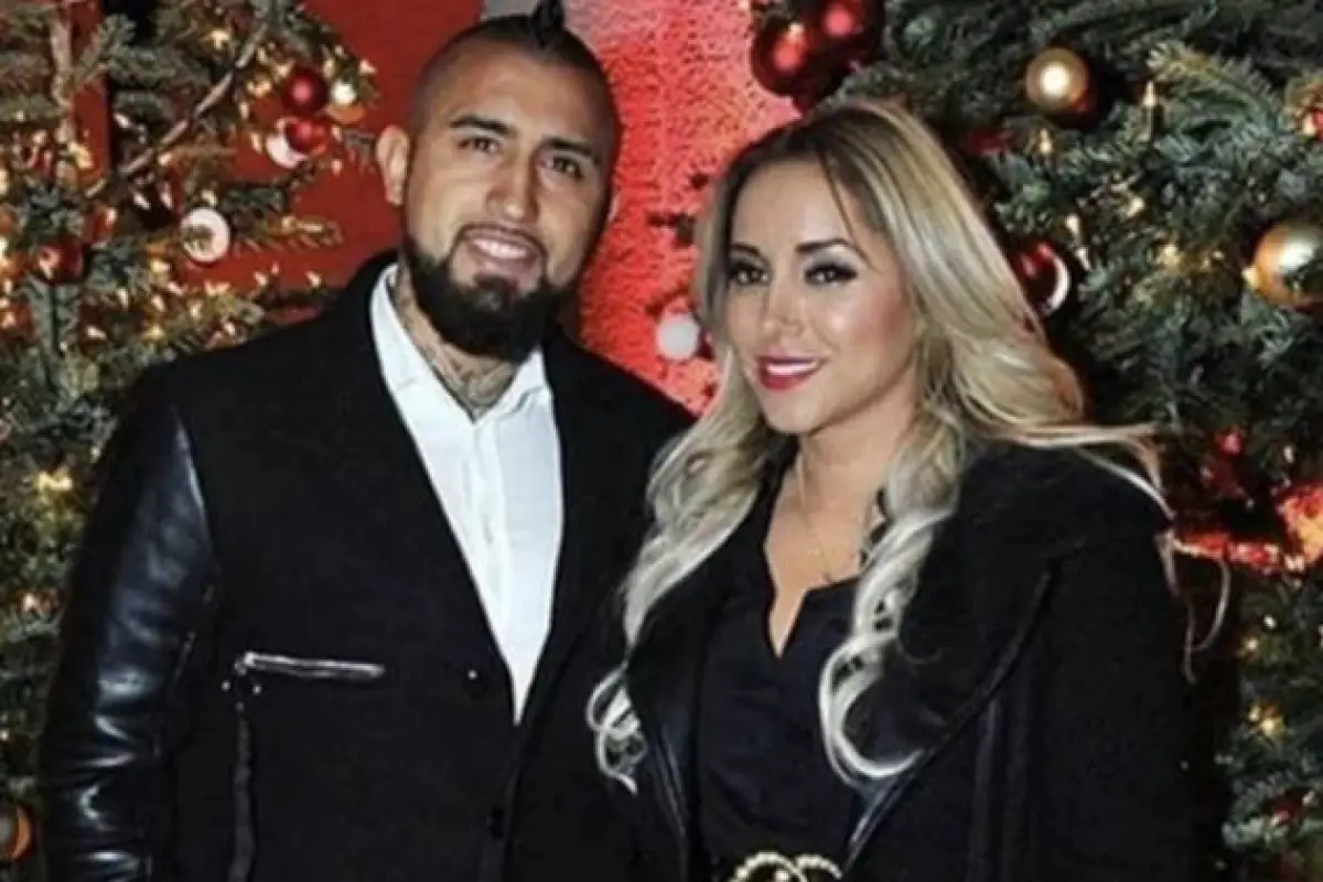 Arturo Vidal y Marité Matus