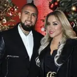 Arturo Vidal y Marité Matus