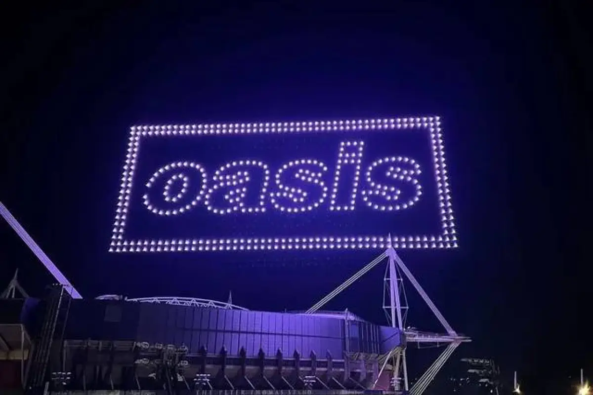 Show de drones de Oasis , Redes sociales | Referencial