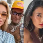 Dante Lindhe, su nueva pareja y Steffi Méndez, Archivo