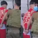 Jere Klein esposado junto a Carabineros, Captura