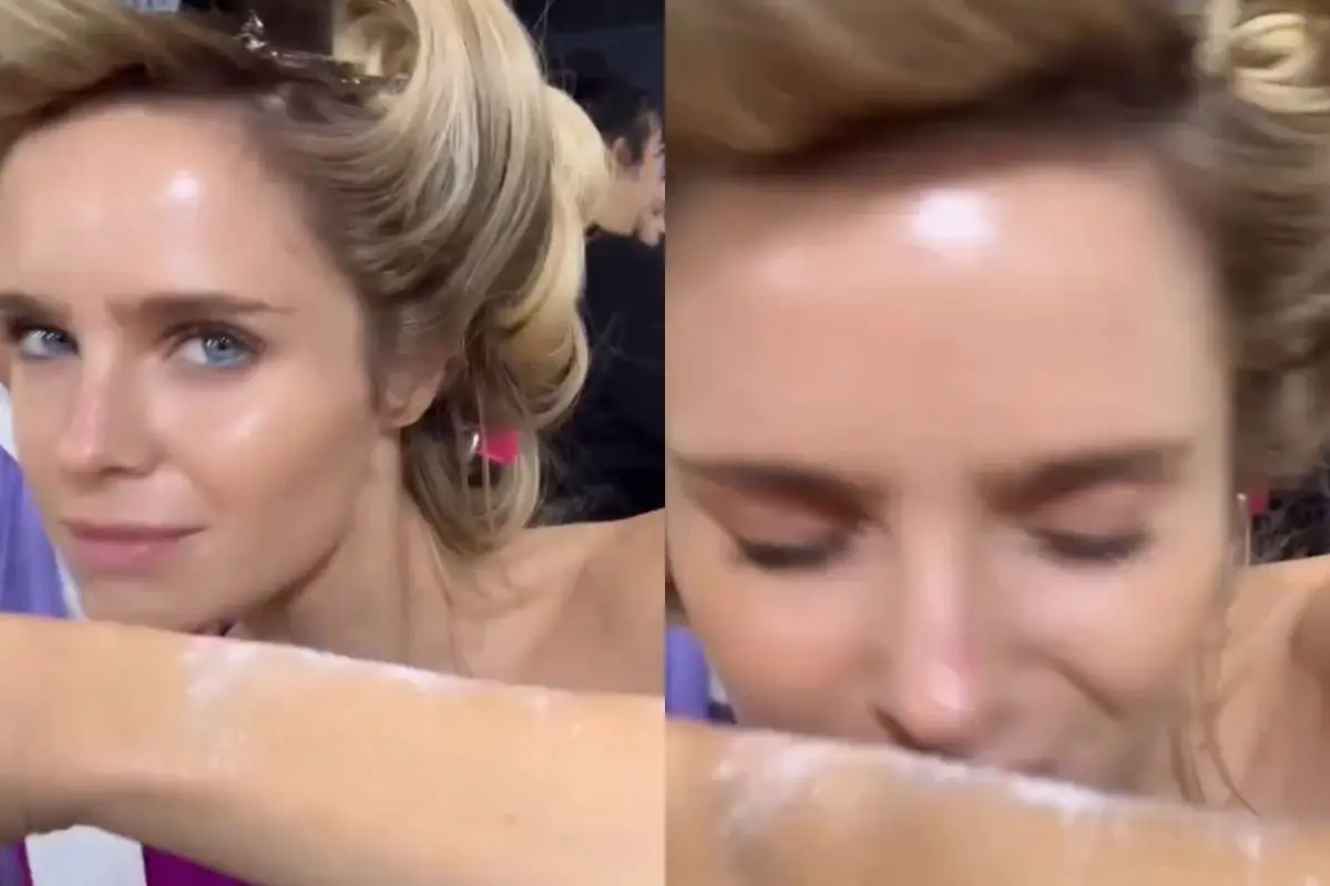 Inna Moll grabó polémico video, Captura