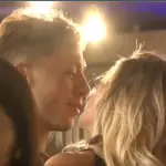 Coté López a los besos con su nuevo galán, Captura de pantalla