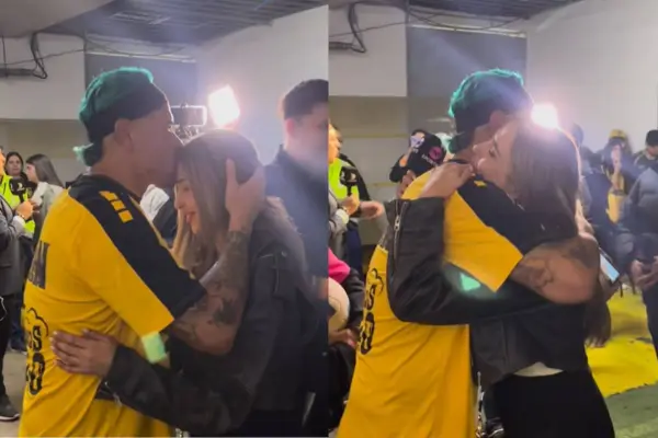 Mono Sánchez y la periodista Constanza Solar ,Captura de pantalla 