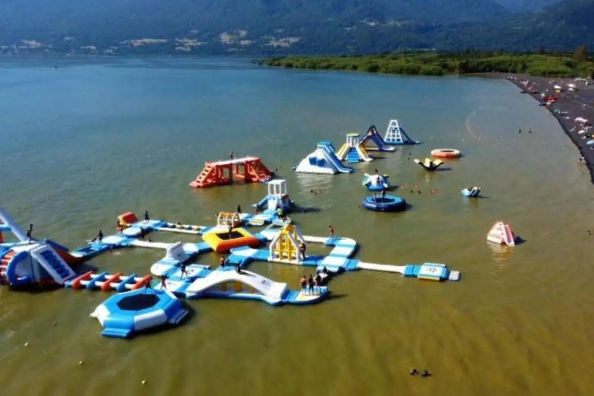 Así lucía el Lago Villarrica el verano pasado, red X