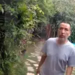 Jorge Ugalde al momento de recibir a Carabineros, Captura