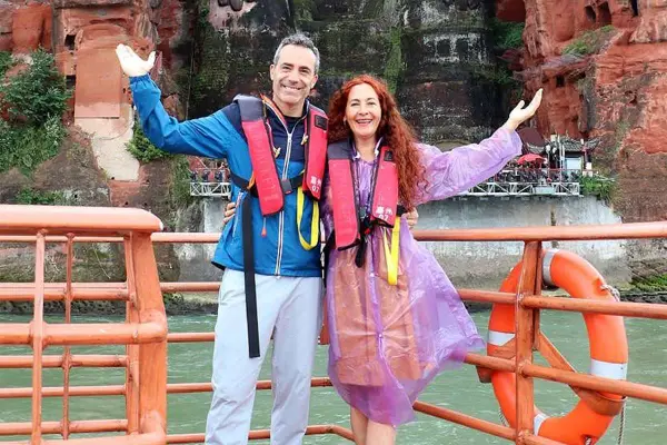 Alejandra Herrera y su esposo ,Cedida