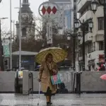 Lluvia en Santiago