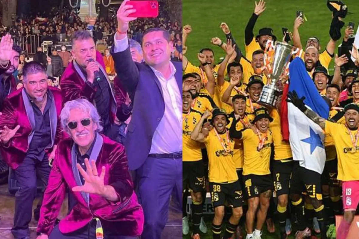 Los Vikings 5 no estuvieron presentes en los festejos de Coquimbo Unido, Redes sociales | Referencial