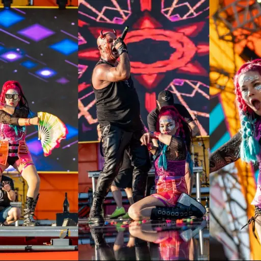 Anita María Muñoz rememoró Paradox junto a los alemanes de 666 en Fiesta Grado 3 ,Cedida