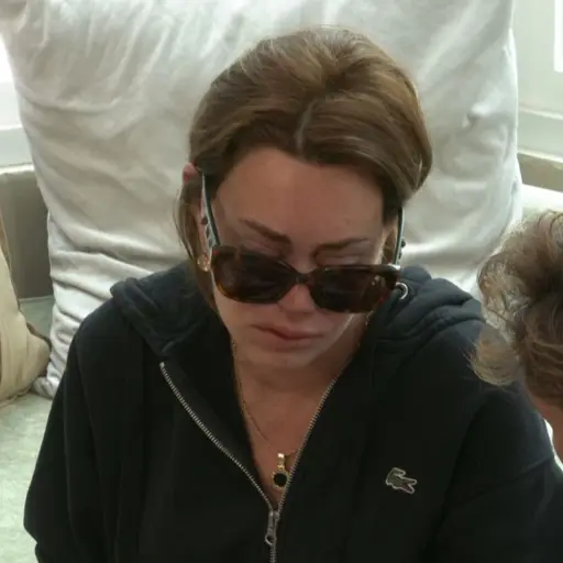 Daniella Campos durante sus últimos días en El Internado ,Captura