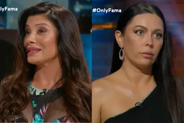 Roxana Muñoz y una impresionada Daniela Aránguiz ,Captura de pantalla