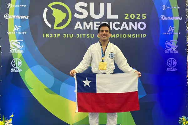 Francisco Sanhueza, campeón mundial de Jiu-jitsu ,Cedida