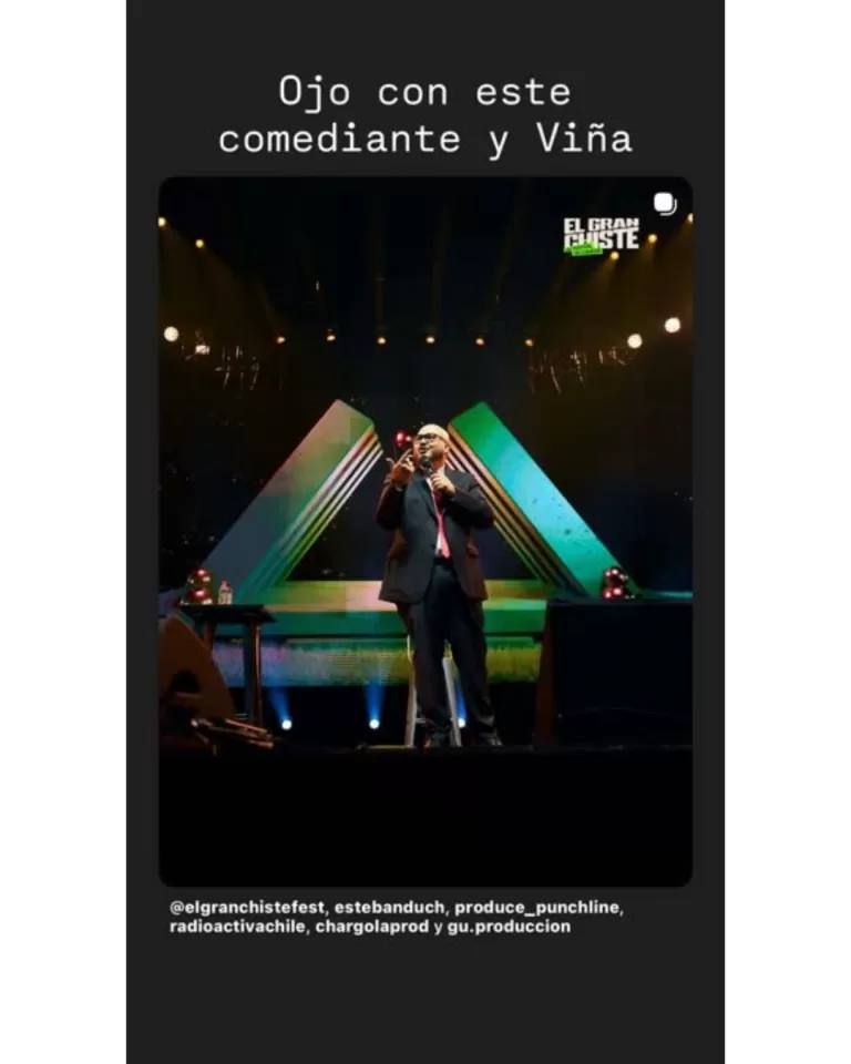 ¿Esteban Duch a Viña 2026? - Instagram | Cecilia Gutiérrez