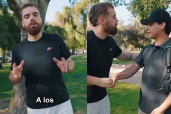 Ibai Llanos ya está en Chile  ,Ibai Llanos | Instagram