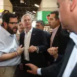 José Antonio Kast fue pifiado en el Barrio Franklin, Agencia Uno