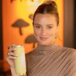 Kika Silva presentó batido saludable, Cedida