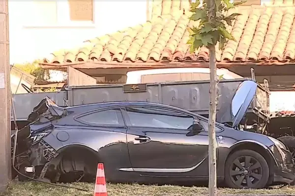 Violento accidente vehicular se registró en Vitacura ,red X